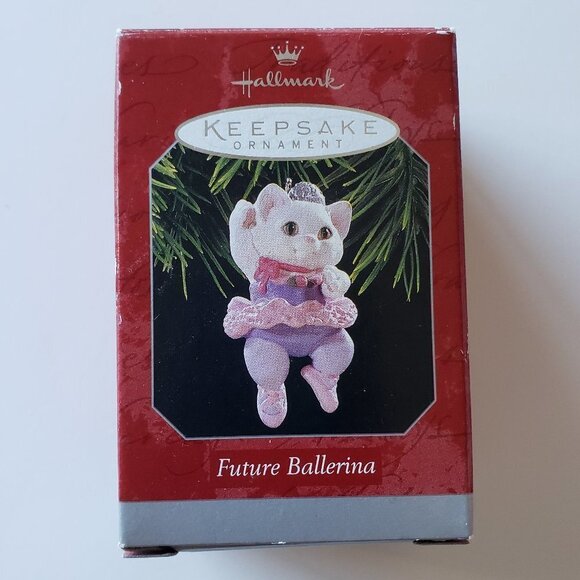 Hallmark Keepsake Ornament - 1998 Future Ballerina Cat - Picture 1 of 1